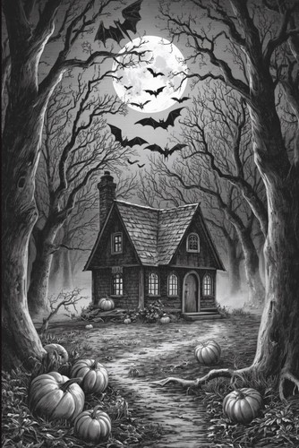 Halloween notizbuch witch - notizbuch,